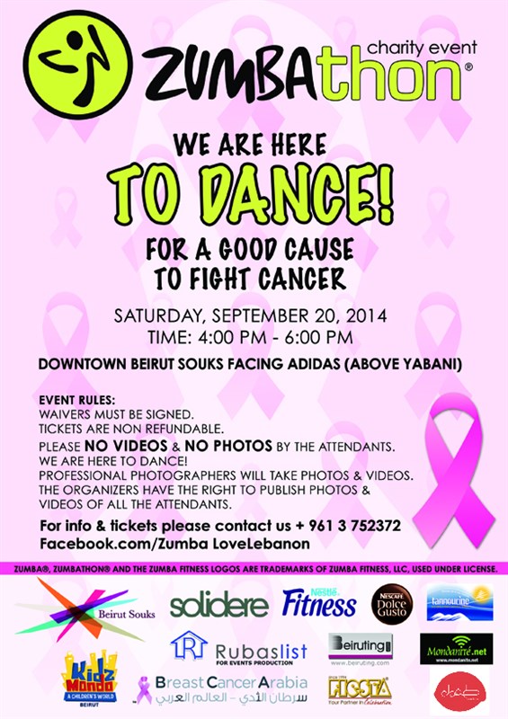 BREAST CANCER AWARENESS ZUMBATHON 2014